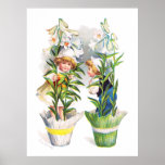 Ellen H. Clapsaddle: Easter Flower Children Print