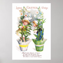 Ellen H. Clapsaddle: Easter Flower Children Print