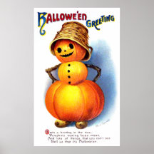 Ellen H. Clapsaddle: Funny Pumpkin Character Posters
