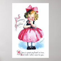 Ellen H. Clapsaddle: Girl with Heart Print