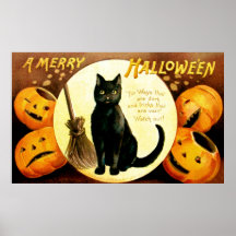 Ellen H. Clapsaddle: Halloween Cat Poster