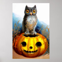 Ellen H. Clapsaddle: Halloween Owl Posters