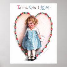 Ellen H. Clapsaddle: To The One I Love Poster