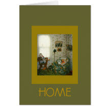 Ellen's living room greeting card
