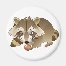 Elliot the Racoon Fridge Magnets