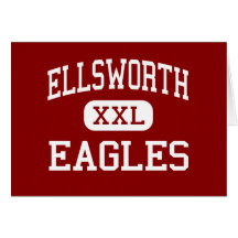 Ellsworth - Eagles - High School - Ellsworth Maine Greeting Cards