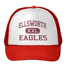 Ellsworth - Eagles - High School - Ellsworth Maine Trucker Hat