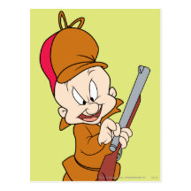 Elmer Fudd Ready to Hunt Post Card
