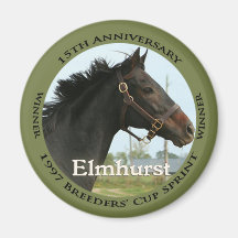 Elmhurst - '97 Breeders' Cup Sprint Winner Refrigerator Magnet