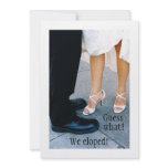 Elopement Announcement invitations