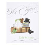 Elopement Wedding Announcement - Green