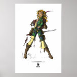 Elven Adventuress (Colour) posters