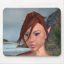 Elven Girl Mousepad