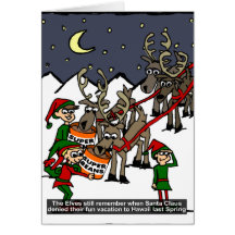 Elves Get Revenge Greeting Cards