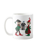 elves with present coffee mugs