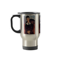 Elvira With A White Collar By Modigliani Amedeo Mug