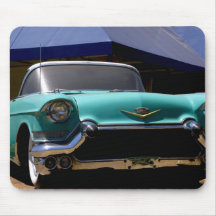 Elvis Presley's Green Cadillac Convertible in Mousepads