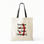 Email & Chat Emoticon Tote Bag Spread acceptance