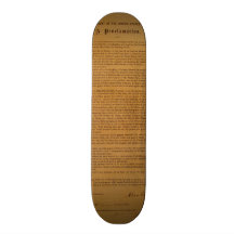 Emancipation Proclamation Typeset 1864 Skateboards