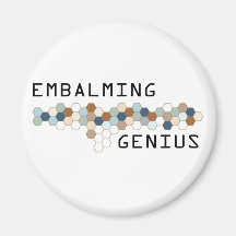 Embalming Genius Refrigerator Magnets