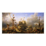 Embarkment of de Ruyter and de Witt at Texel 1667 Photo Card Template