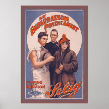 Embarrassing Predicament~Vintage Motion Picture Print