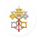 Emblem of the Papacy Official Pope Symbol Coat stickers