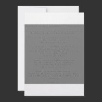 Embossed 23rd Psalm Invite invitations