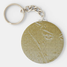EMBOSSED FACE ORISHA KEY CHAIN