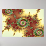 Embossed - Fractal Poster posters