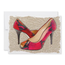 Embossed Leather Reptile Pumps