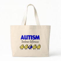 Embrace Autism (Ducks) Canvas Bag