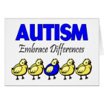 Embrace Autism (Ducks) Greeting Card