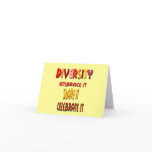 Embrace Diversity Notecard