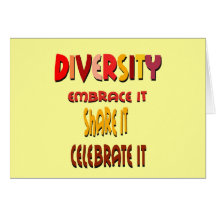 Embrace Diversity Notecard