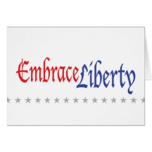 Embrace Liberty Greeting Card