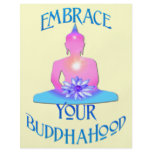 "Embrace Your BuddhaHood" Buddhism Designs flyers