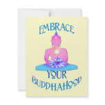 "Embrace Your BuddhaHood" Buddhism Designs invitations