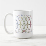 "embrace your race" coffee mug