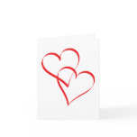 Embracing Hearts Tall - Note Card