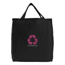 Embroidered 100% Recyclable Single Bag