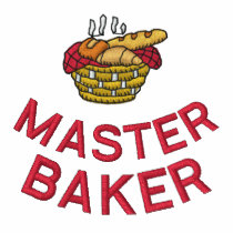 Embroidered Baker's Shirt with Custom Text Embroidered Shirt