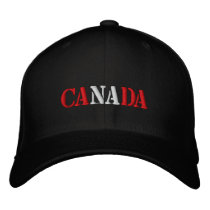 embroidered CANADA hat Embroidered Hats