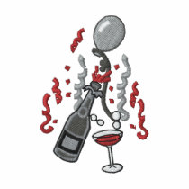 Embroidered Celebration Balloon & Drink