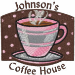 Embroidered Coffee House embroidered shirts