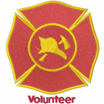 Embroidered Firefighter Badge
