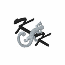 Embroidered gecko logo Kanweienea Kreations Embroidered Shirt