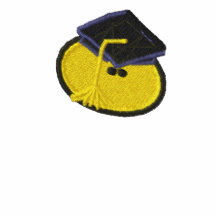 Embroidered Graduation Icon Tshirt - Customise It!