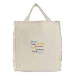 Embroidered Hobby Tote embroidered bags