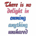Embroidered Inspirational Quote embroidered shirts